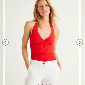 Boden Tess Halterneck Jersey Top